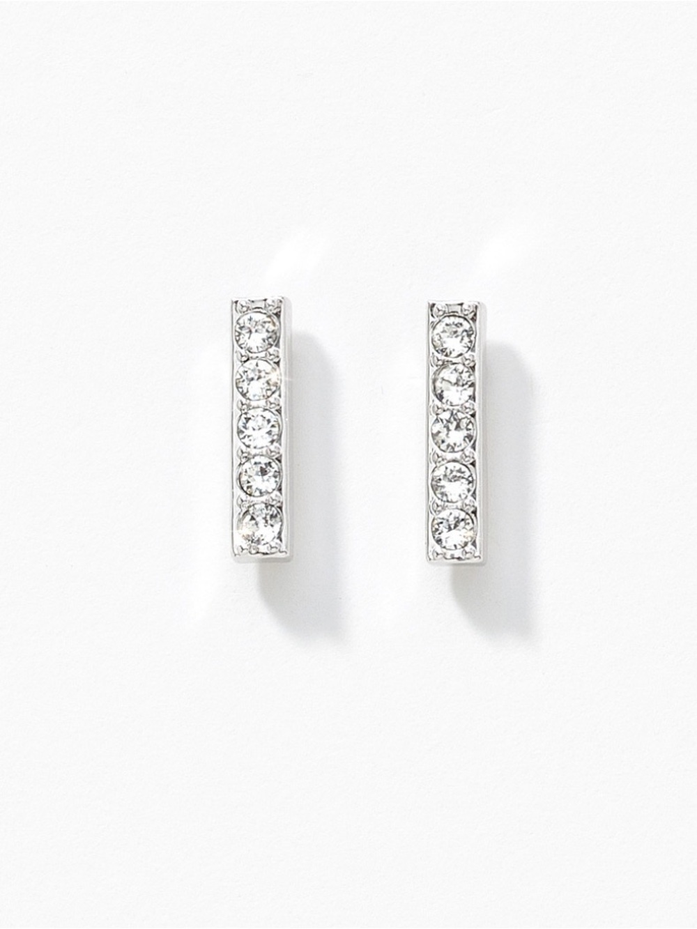 NWT Touchstone Crystal “Pavé Bar Earrings”